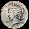 Image 1 : 1921 Silver Peace Dollar LIGHTLY CIRCULATED