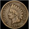 Image 1 : 1909-S Indian Head Cent NICELY CIRCULATED