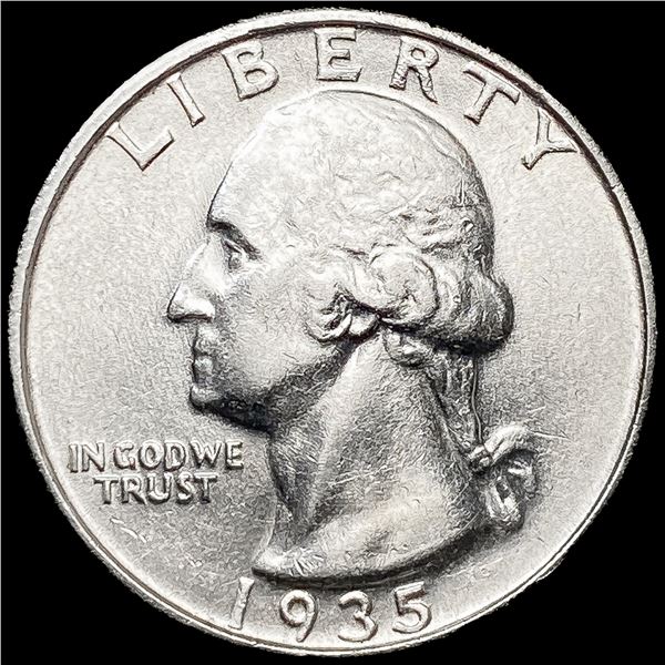1935-S Washington Silver Quarter UNCIRCULATED