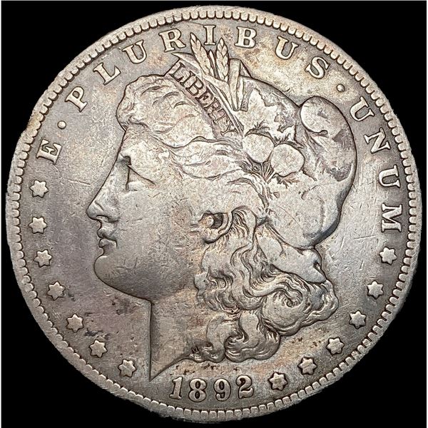 1892-S Morgan Silver Dollar NICELY CIRCULATED