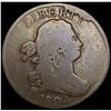 Image 1 : 1804 Cr 4 Stems Draped Bust Half Cent NICELY CIRCU