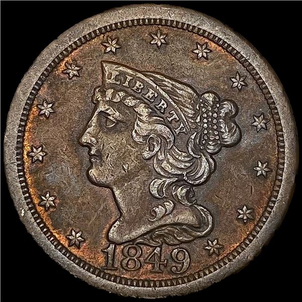 1849 Classic Head Half Cent CLOSELY UNCIRCULATED