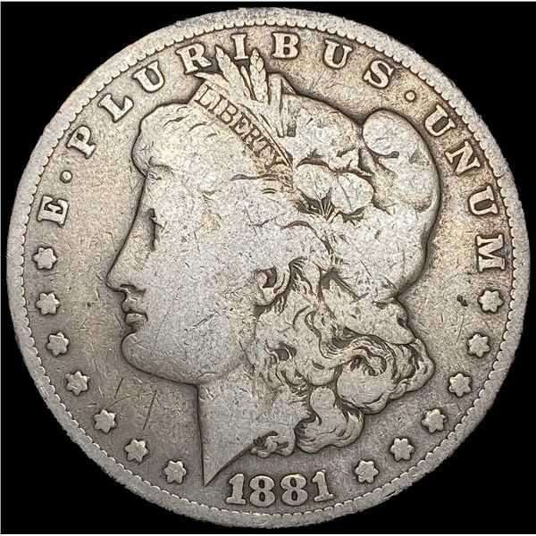 1881-CC Morgan Silver Dollar NICELY CIRCULATED