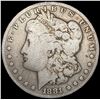 Image 1 : 1881-CC Morgan Silver Dollar NICELY CIRCULATED