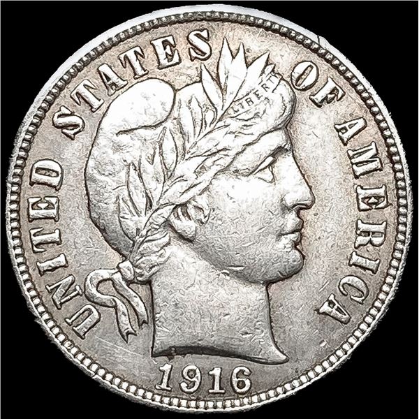 1916 Barber Dime UNCIRCULATED