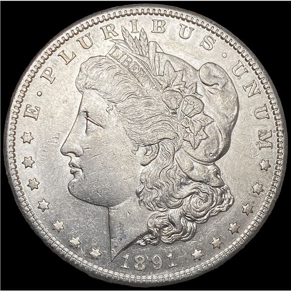 1891-S Morgan Silver Dollar CLOSELY UNCIRCULATED