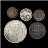 Image 2 : (5) Varied US Coinage (1835, (2) 1867, 1921-S, 192