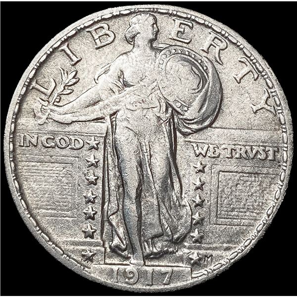 1917 Standing Liberty Quarter NEARLY UNCIRCULATED