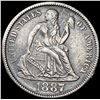 Image 1 : 1887 Seated Liberty Dime CLOSELY UNCIRCULATED