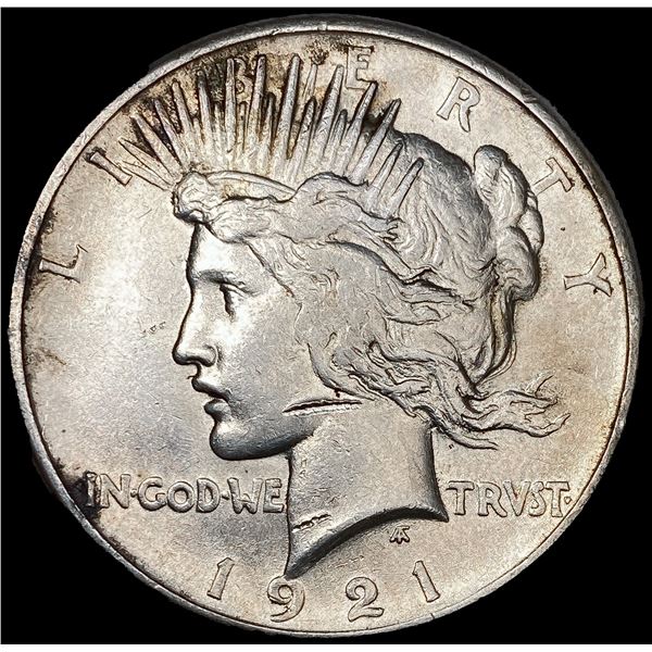 1921 Silver Peace Dollar NEARLY UNCIRCULATED