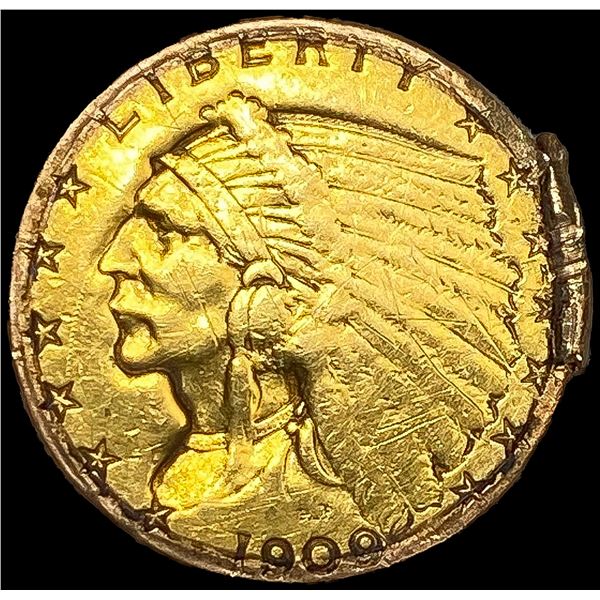 1909 $2.50 Gold Quarter Eagle NICELY CIRCULATED