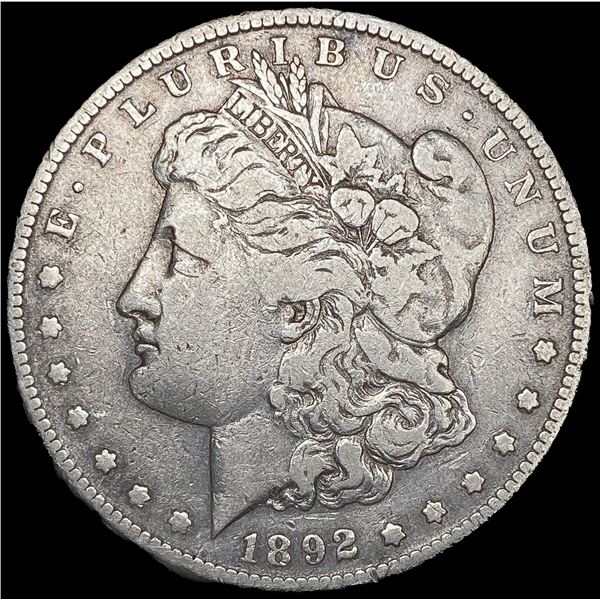 1892-S Morgan Silver Dollar LIGHTLY CIRCULATED