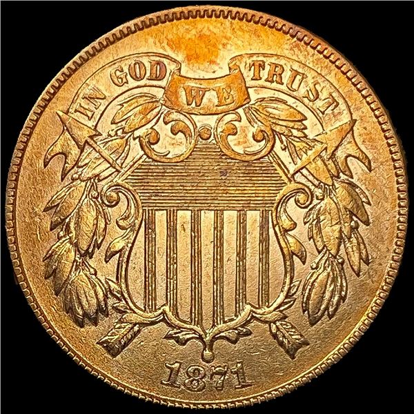 1871 Two Cent Piece UNCIRCULATED
