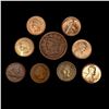 Image 1 : (9) Varied US Cents (1847, 1858, 1863, 1875, 1906,
