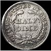 Image 2 : 1853 Arws Seated Liberty Half Dime CLOSELY UNCIRCU