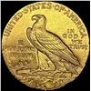 Image 2 : 1910 $2.50 Gold Quarter Eagle CLOSELY UNCIRCULATED