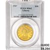 Image 1 : 1907 Liberty Head $10 Gold Eagle PCGS MS62
