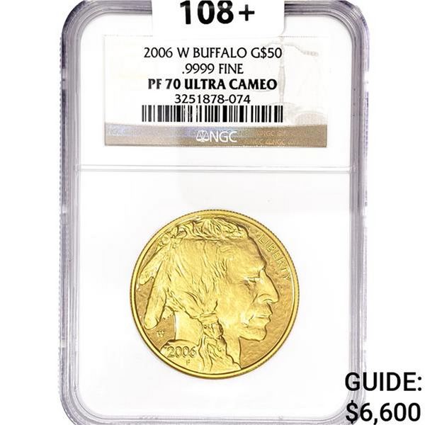 2006-W Buffalo 1oz Gold $50 NGC PF70 UC