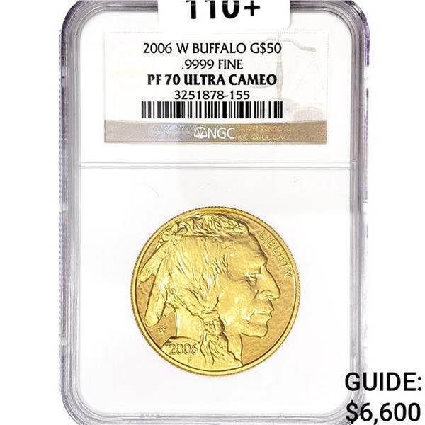 2006-W Buffalo 1oz Gold $50 NGC PF70 UC