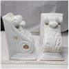 Image 1 : Pair of large plaster bookends/decorative pieces
