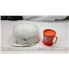 Image 2 : White "Gulf" hard hat & "Gulf" plastic drinking cup
