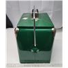 Image 2 : Green Moosehead metal cooler - 13"W x 14"H
