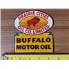 Image 1 : Buffalo Motor oil Tin sign - small