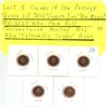 Image 1 : 5 - 2012 Canadian 1 cent coins
