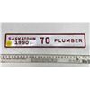 Image 1 : 1990 Saskatoon Saskatchewan Canada Vintage Plumber License Plate 70