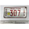 Image 1 : 1973 Saskatchewan Canada Vintage Tractor License Plate 307