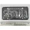 Image 2 : 1976 Saskatchewan Canada Vintage License Plate AN082
