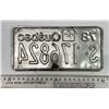 Image 2 : 1978 Quebec Canada Vintage License Plate S-176824