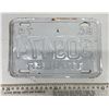 Image 2 : 1974 British Columbia Canada Vintage Trailer License Plate 309474
