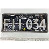 Image 1 : 1943 Saskatchewan Canada Vintage License Plate F 11-034