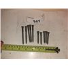 Image 2 : new vintage qty 6 1/4"x2    qty 5 1/4"x3" square headed lag bolts