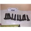 Image 2 : lot of 10 1/2"x2" square headed lag bolts