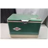 Image 1 : Large Coleman, green cooler - 22"W x 16"H x 13.5"D