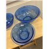 Image 3 : 3 Cobalt blue mixing bowls