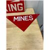 Image 4 : 3 tin signs - 2 mines and 1 No Smoking