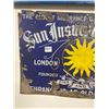 Image 2 : Porcelain sign, sun insurance - 18"x12"