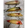 Image 2 : 5 Vintage fishing lures - 4 1/2" to 5"