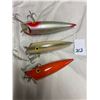 Image 1 : 3 Vintage fishing lures - Lucky Louis 5"
