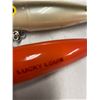 Image 3 : 3 Vintage fishing lures - Lucky Louis 5"