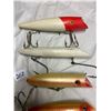 Image 3 : 5 Vintage fishing lures - 5" to 7"