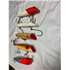 Image 4 : 5 Vintage fishing lures - 5" to 7"