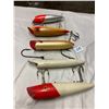 Image 5 : 5 Vintage fishing lures - 5" to 7"