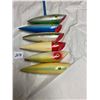 Image 1 : 6 Vintage fishing lures - Lucky Louis - no hooks