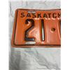 Image 2 : 1950 Saskatchewan License plate