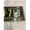 Image 3 : 1952 Saskatchewan License plate