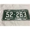 Image 1 : 1956 Saskatchewan License plate